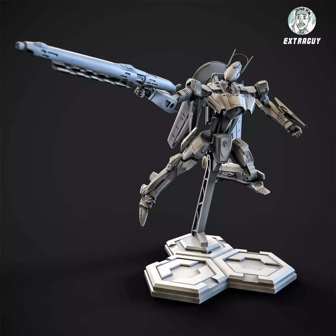 RXG-25 Combattroid 100mm Height 3D print model_0