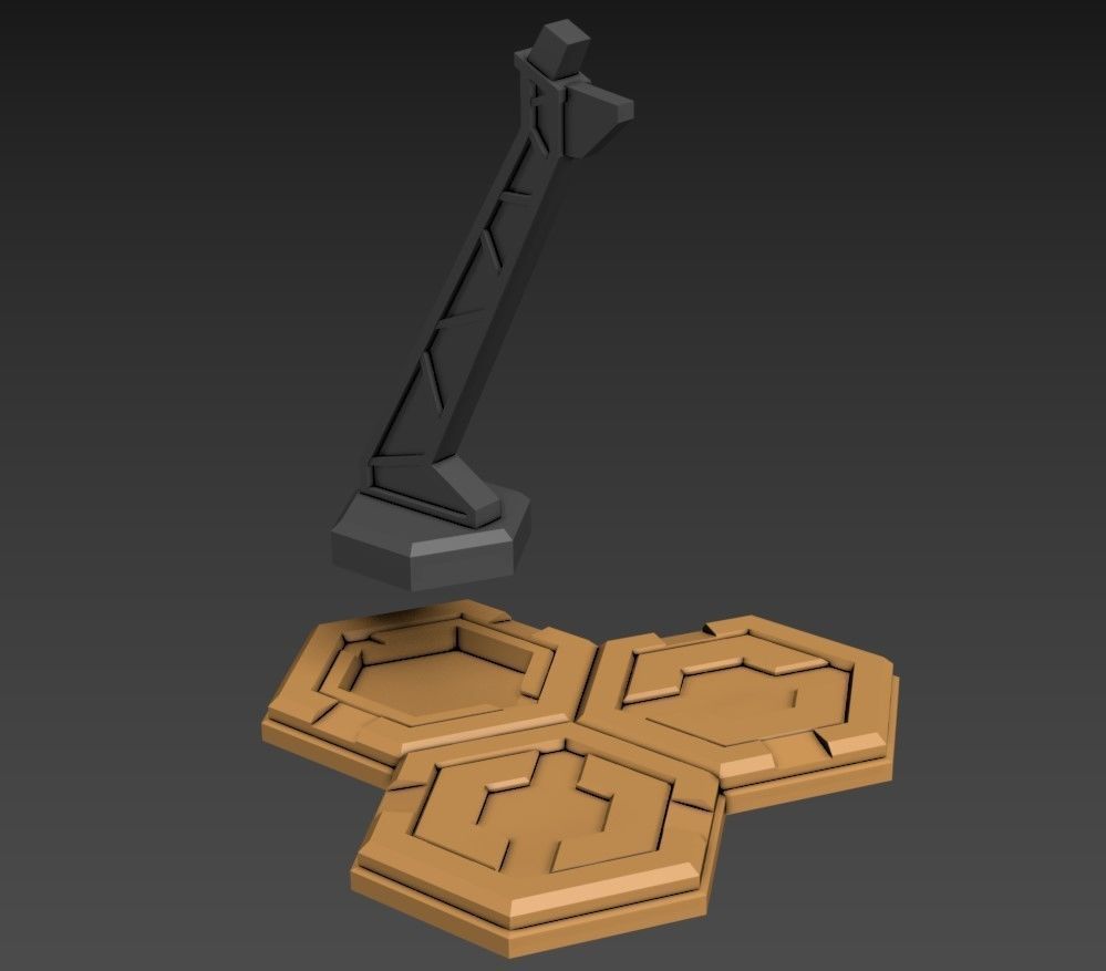 RXG-25 Combattroid 100mm Height 3D print model_6