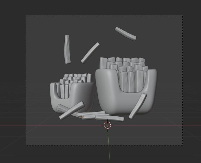 Food 3d Illustration Icon Pack-2  3D model_25