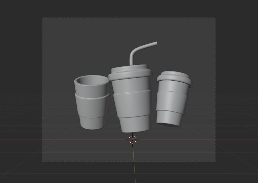 Food 3d Illustration Icon Pack-2  3D model_21