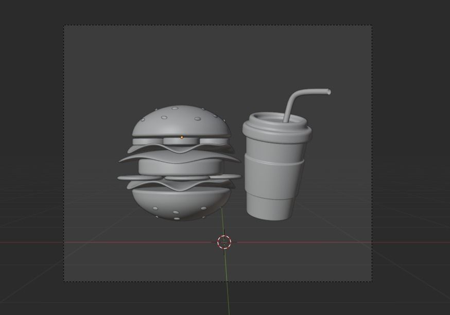 Food 3d Illustration Icon Pack-2  3D model_23