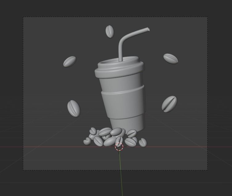 Food 3d Illustration Icon Pack-2  3D model_11