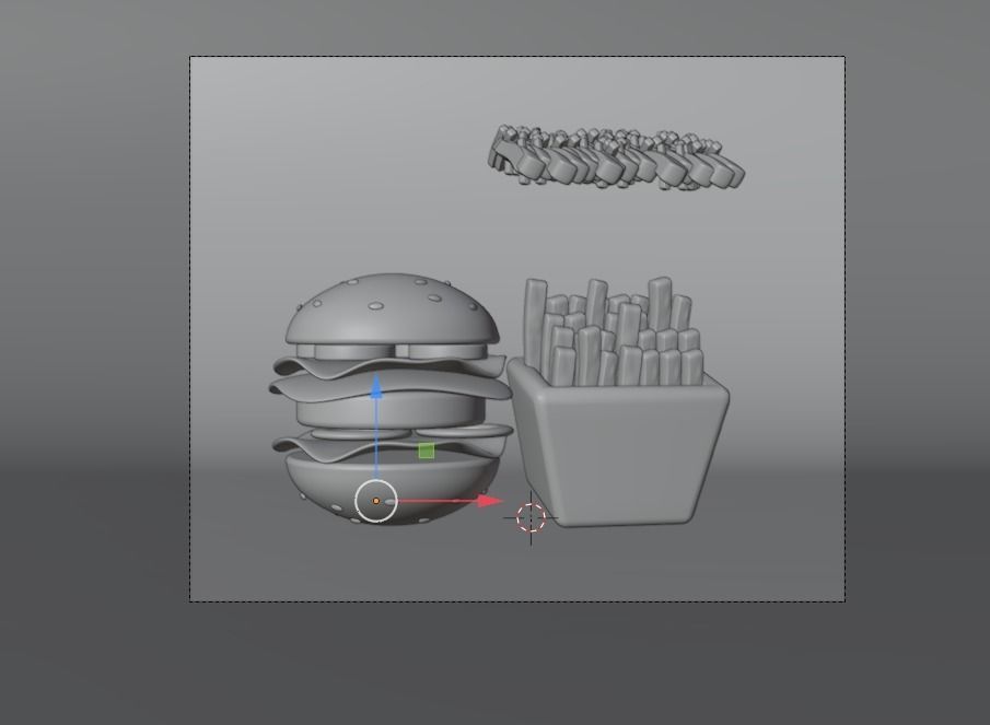 Food 3d Illustration Icon Pack-2  3D model_20