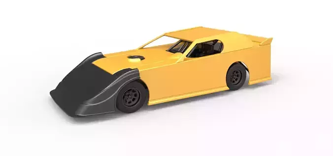Dirt Modified Super stock car Scale 1 to 25 3D print model