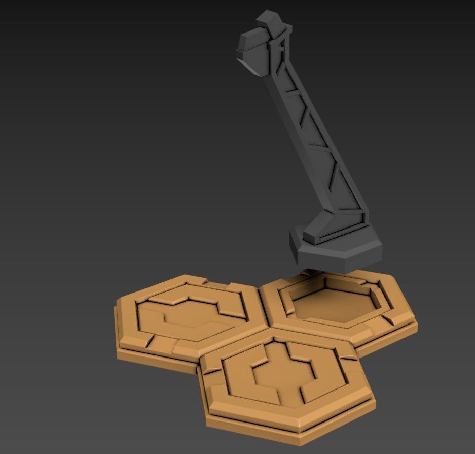 RXG-25 Tadpole 15mm scale 3D print model_5