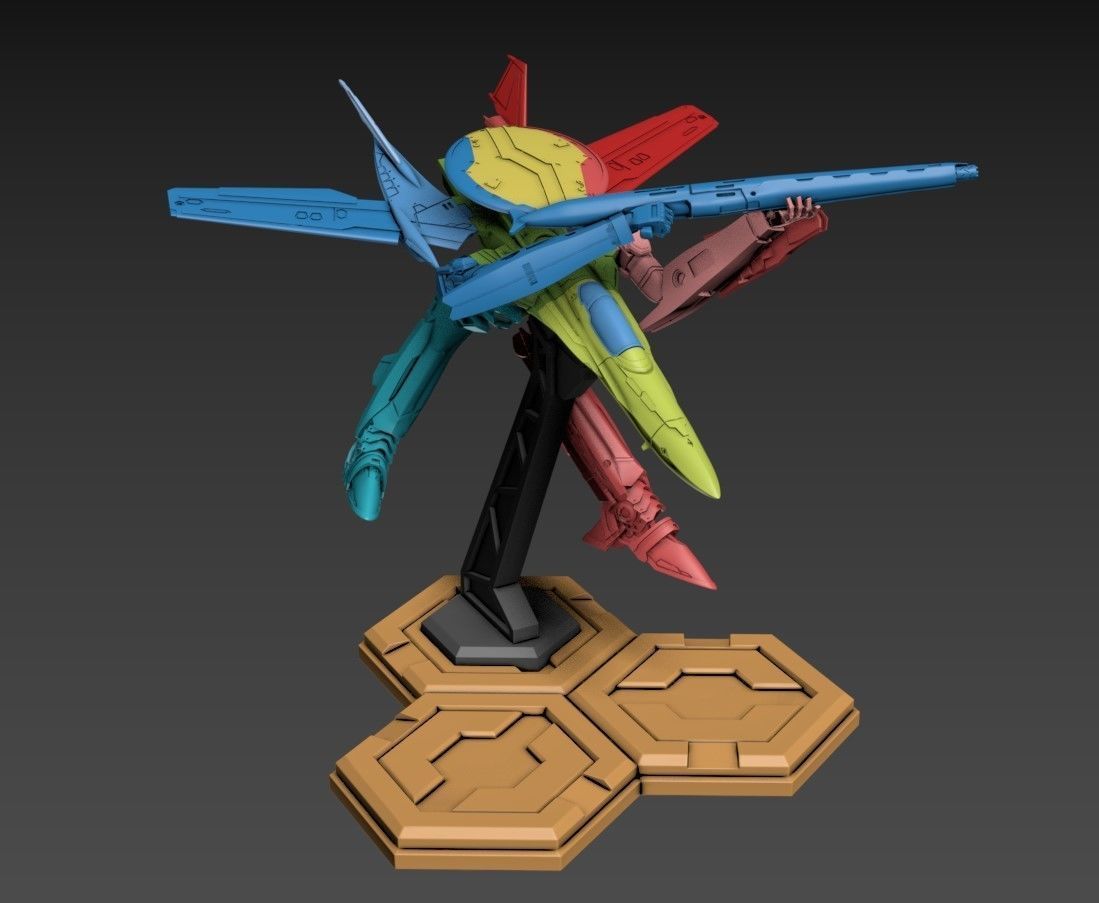 RXG-25 Tadpole 15mm scale 3D print model_3