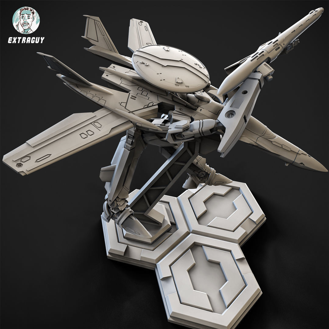 RXG-25 Tadpole 15mm scale 3D print model_1