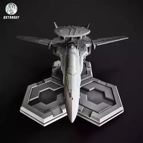 RXG-25 Fighter 15mm Scale 3D print model