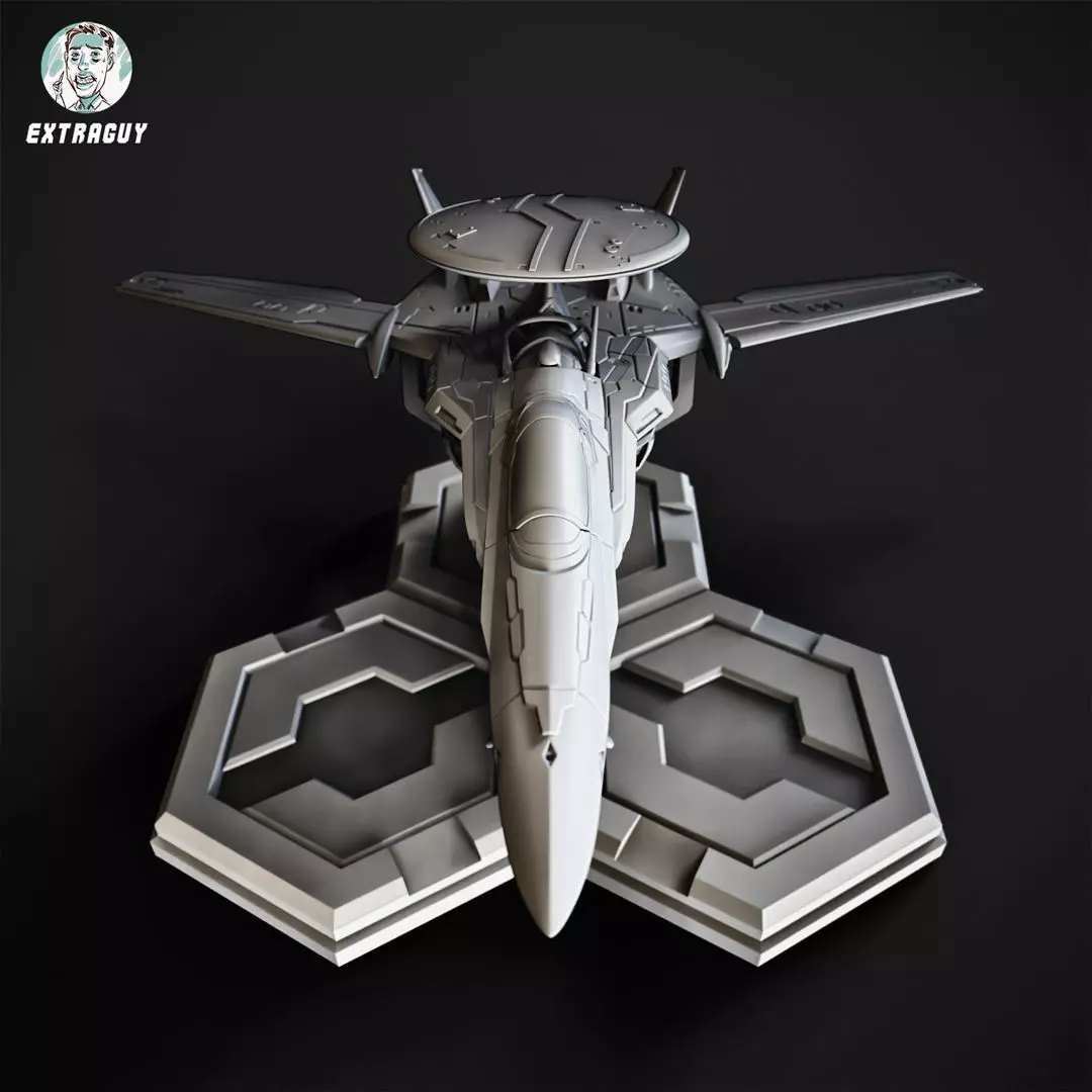 RXG-25 Fighter 15mm Scale 3D print model_0