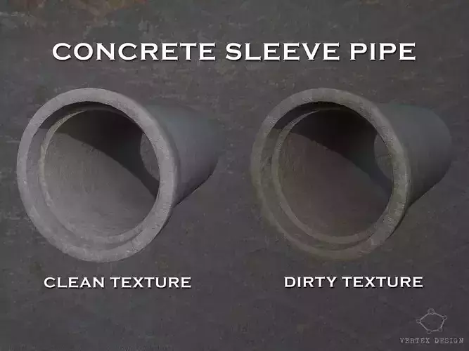Concrete sleeve pipe