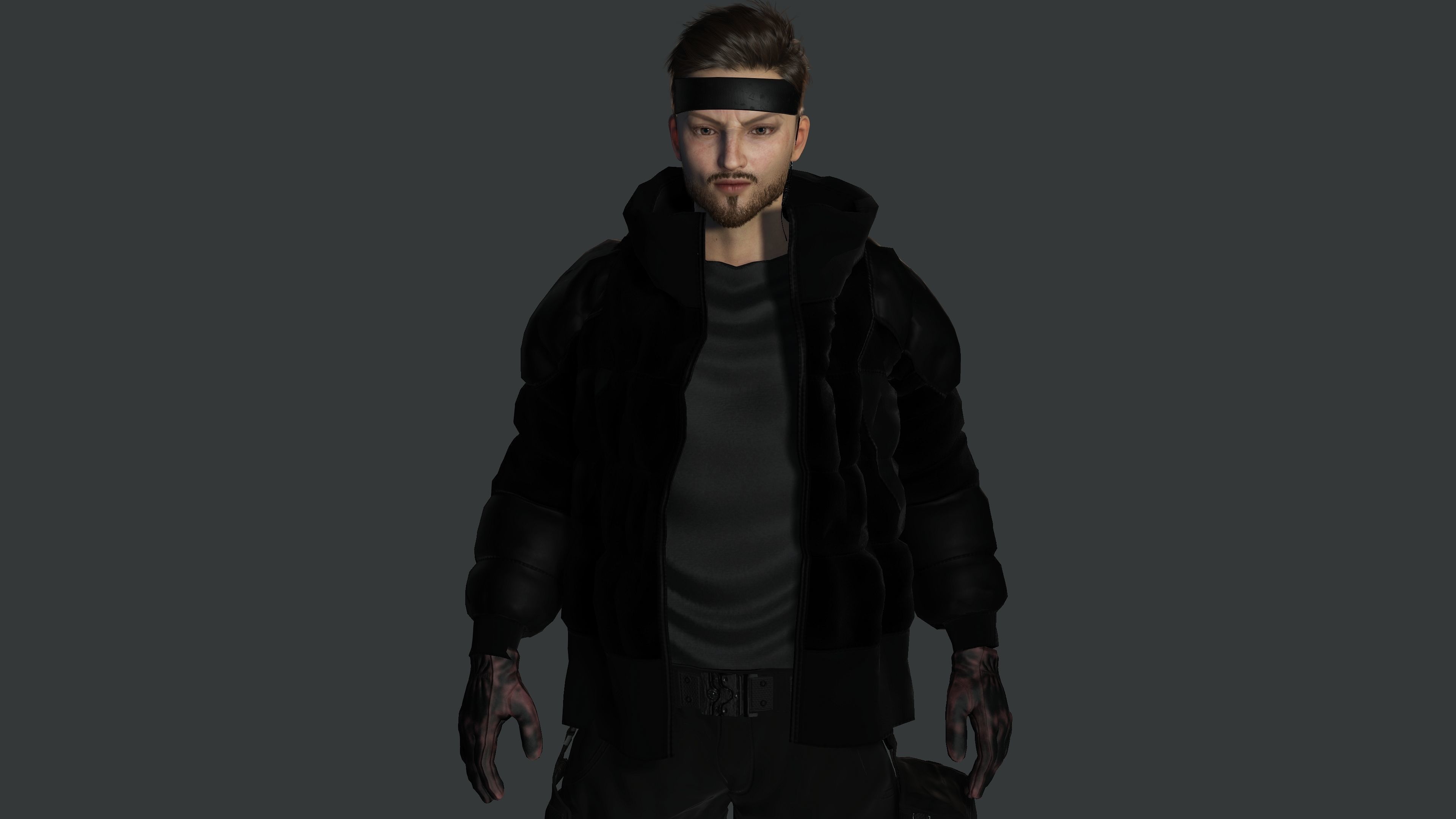 AAA 3D REALISTIC MALE CHARACTER - GUN SHOOTER MILITARY GTA WAR Low-poly 3D model_5