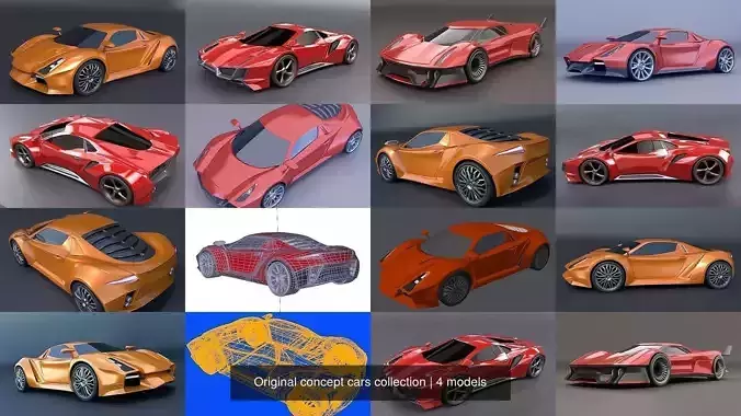 Original concept cars collection