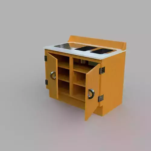 Kitchen Sink Miniature Model 3D Printing