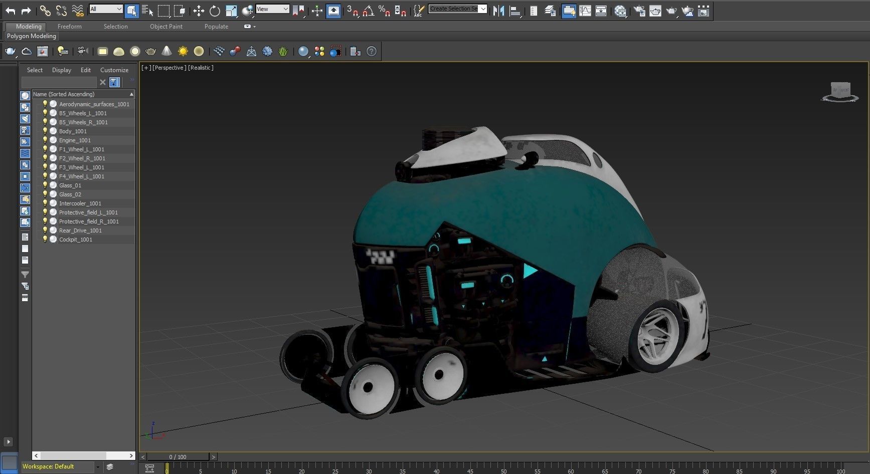 Future Car 3D model_13