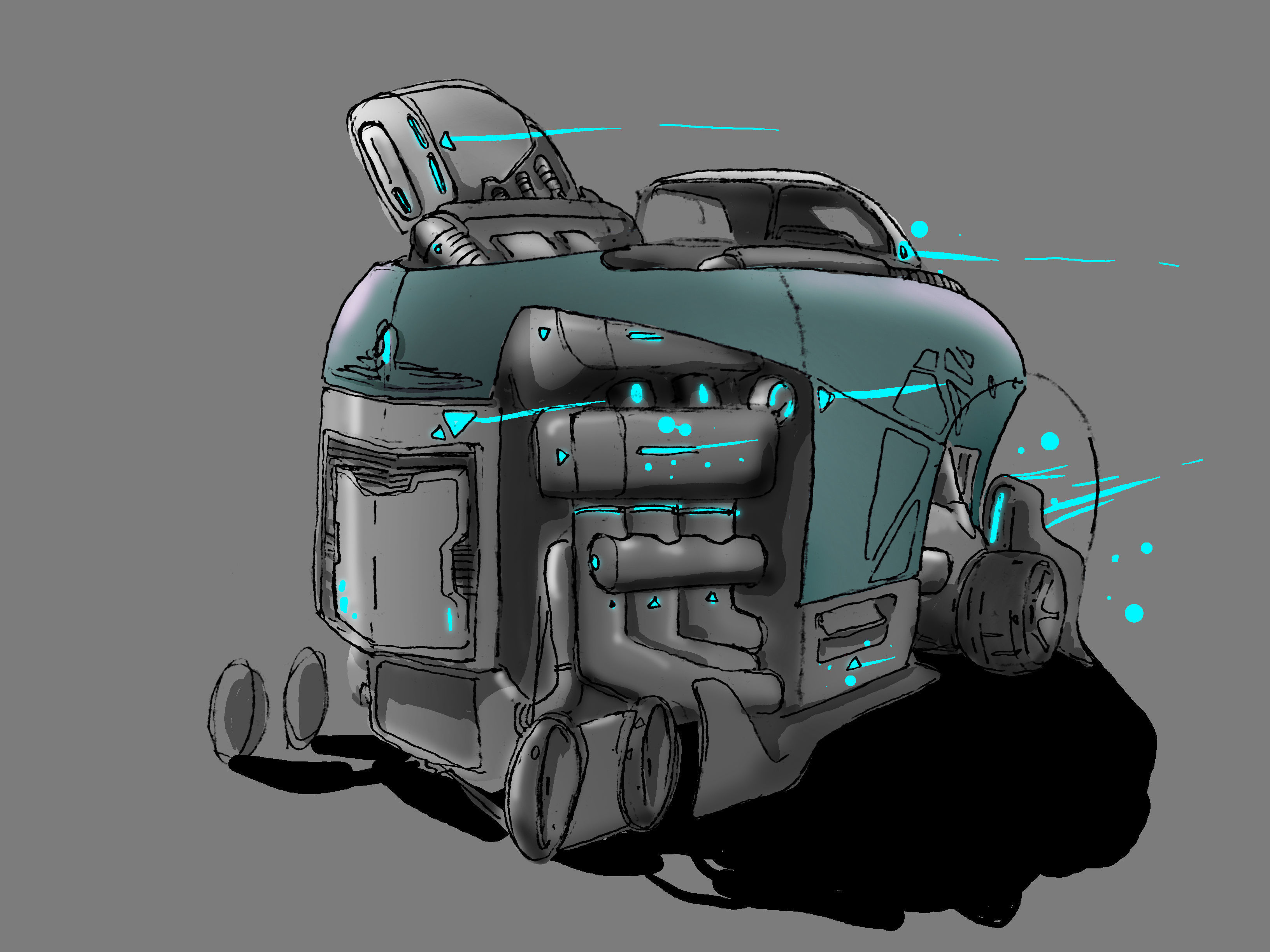 Future Car 3D model_11