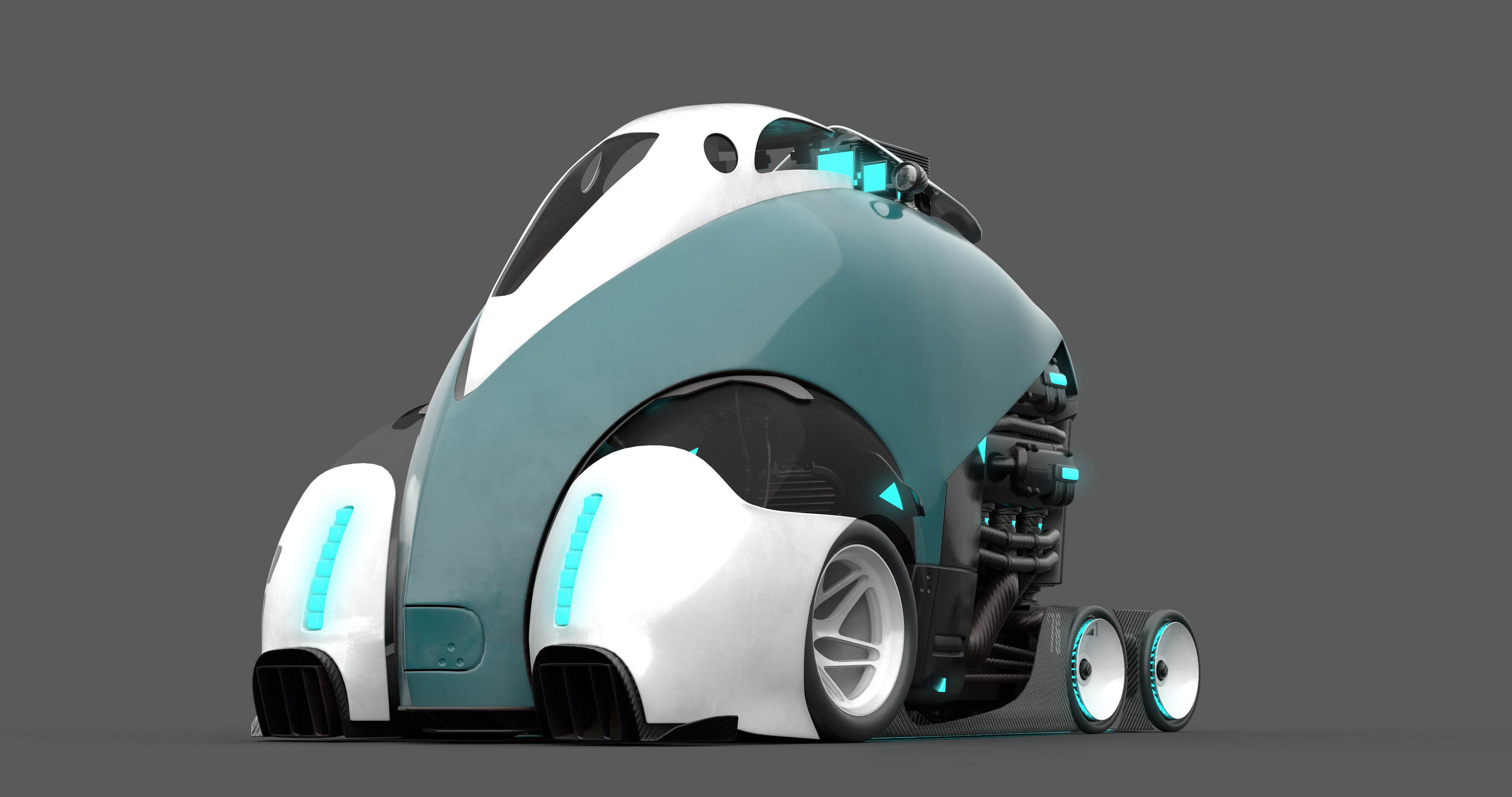 Future Car 3D model_3