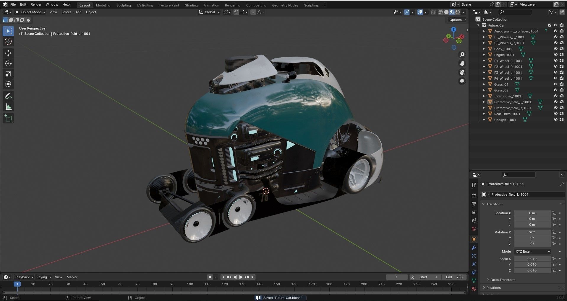 Future Car 3D model_12