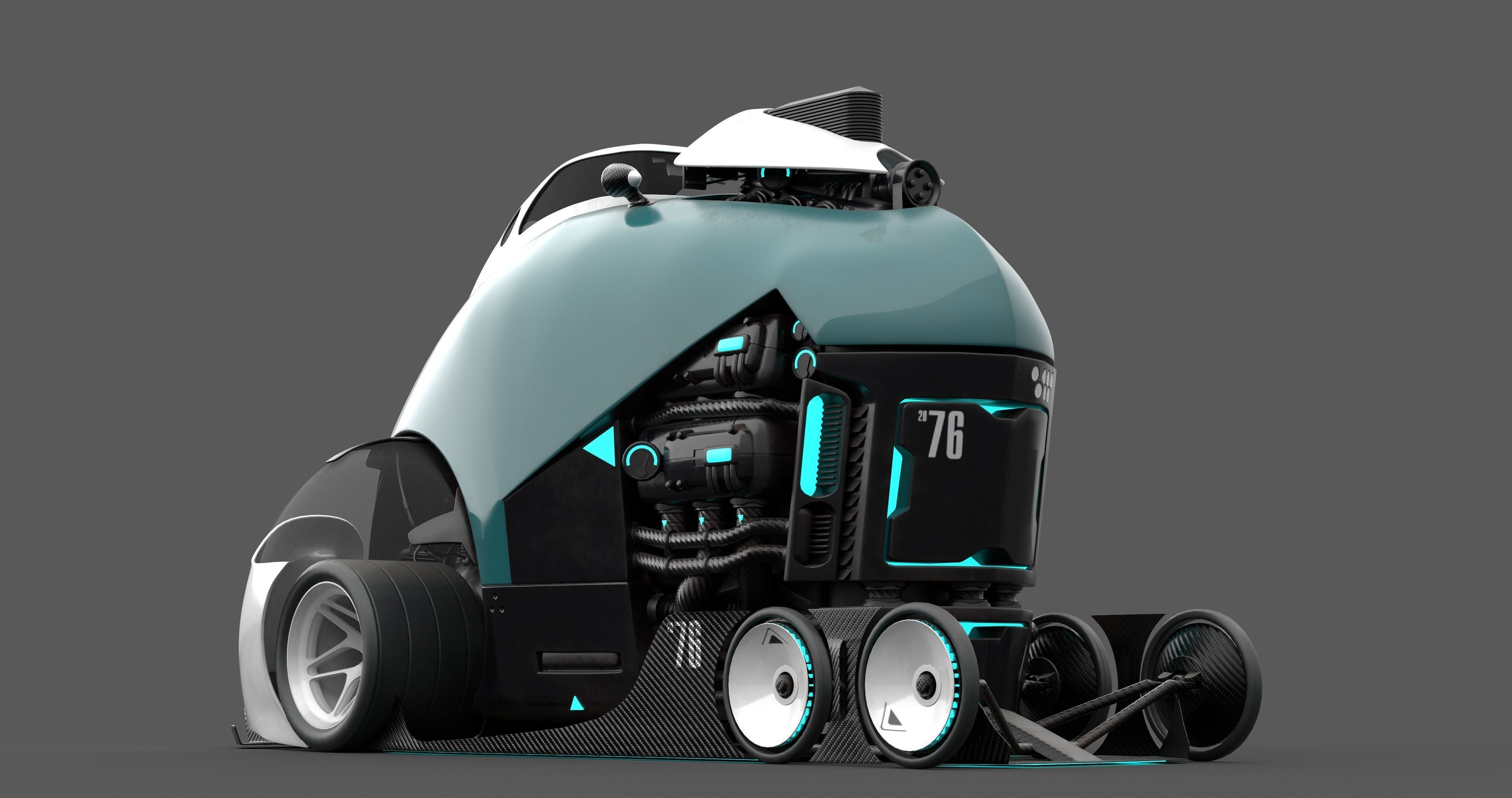 Future Car 3D model_6