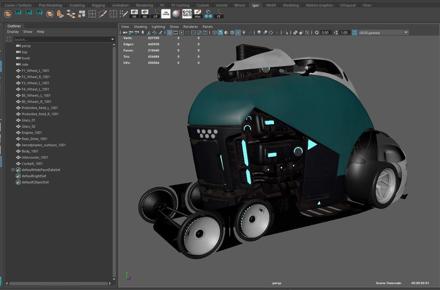 Future Car 3D model_14