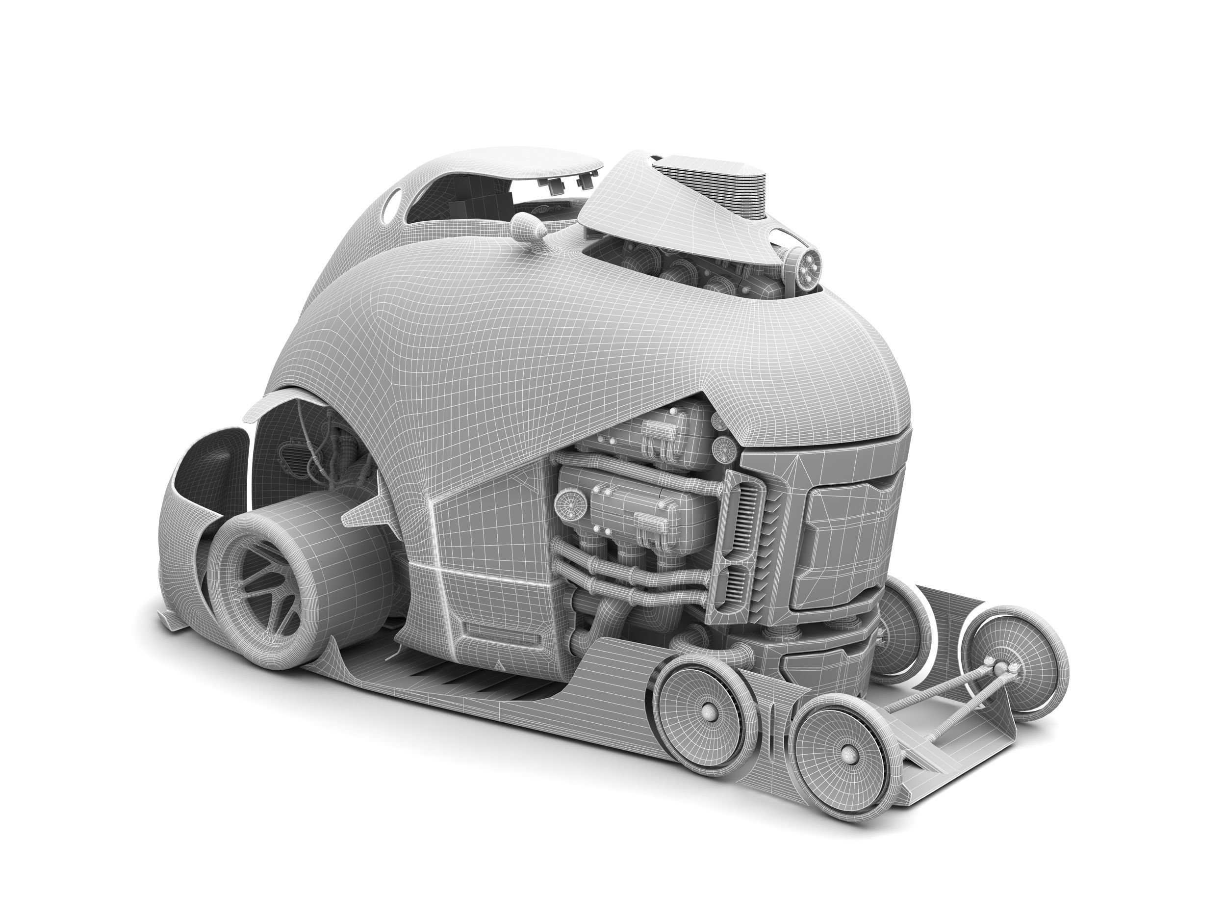 Future Car 3D model_10