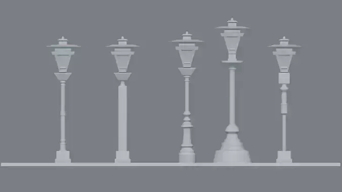 Lamp Post 3D print model