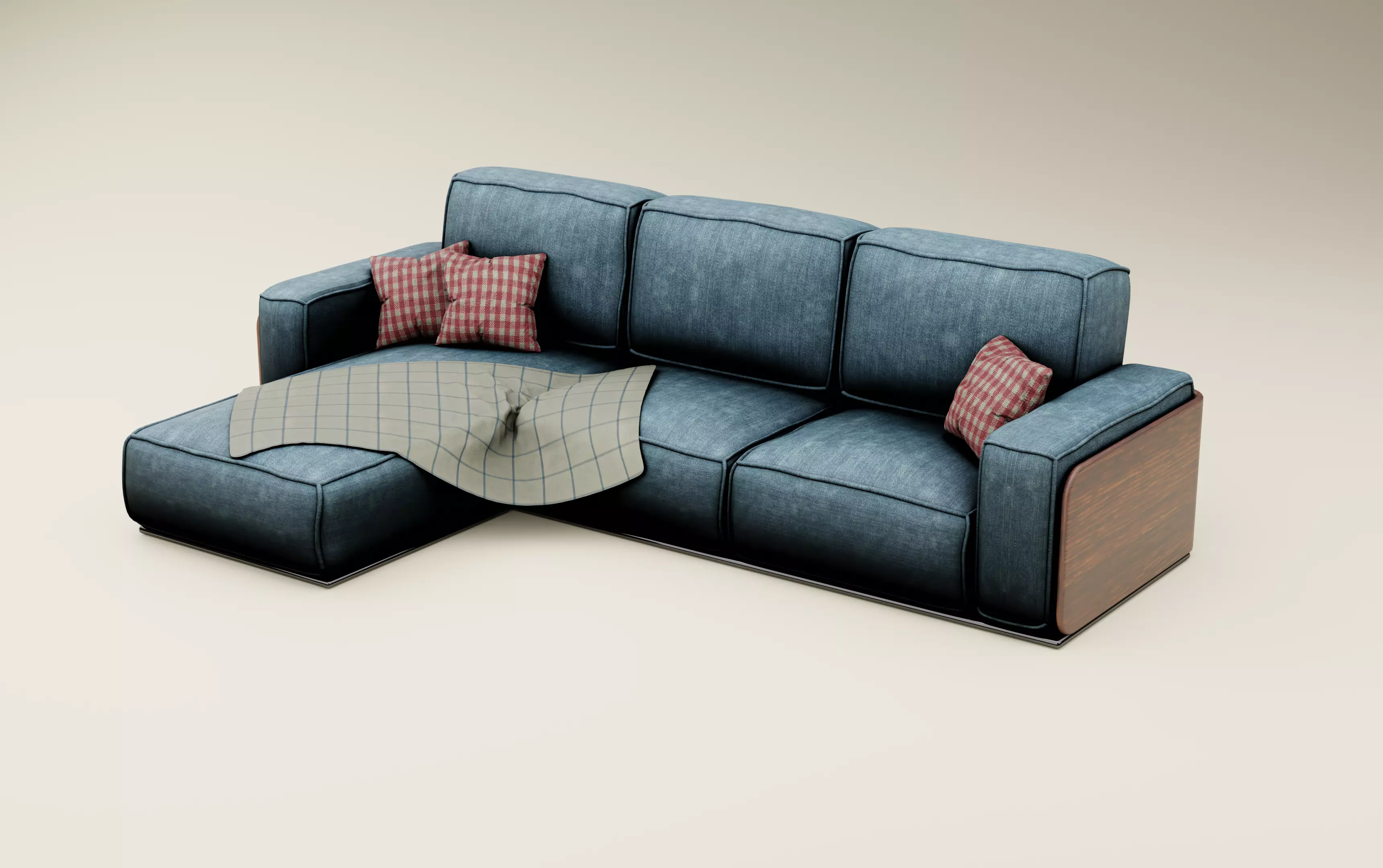 Modular corner sofa Panama Free 3D model