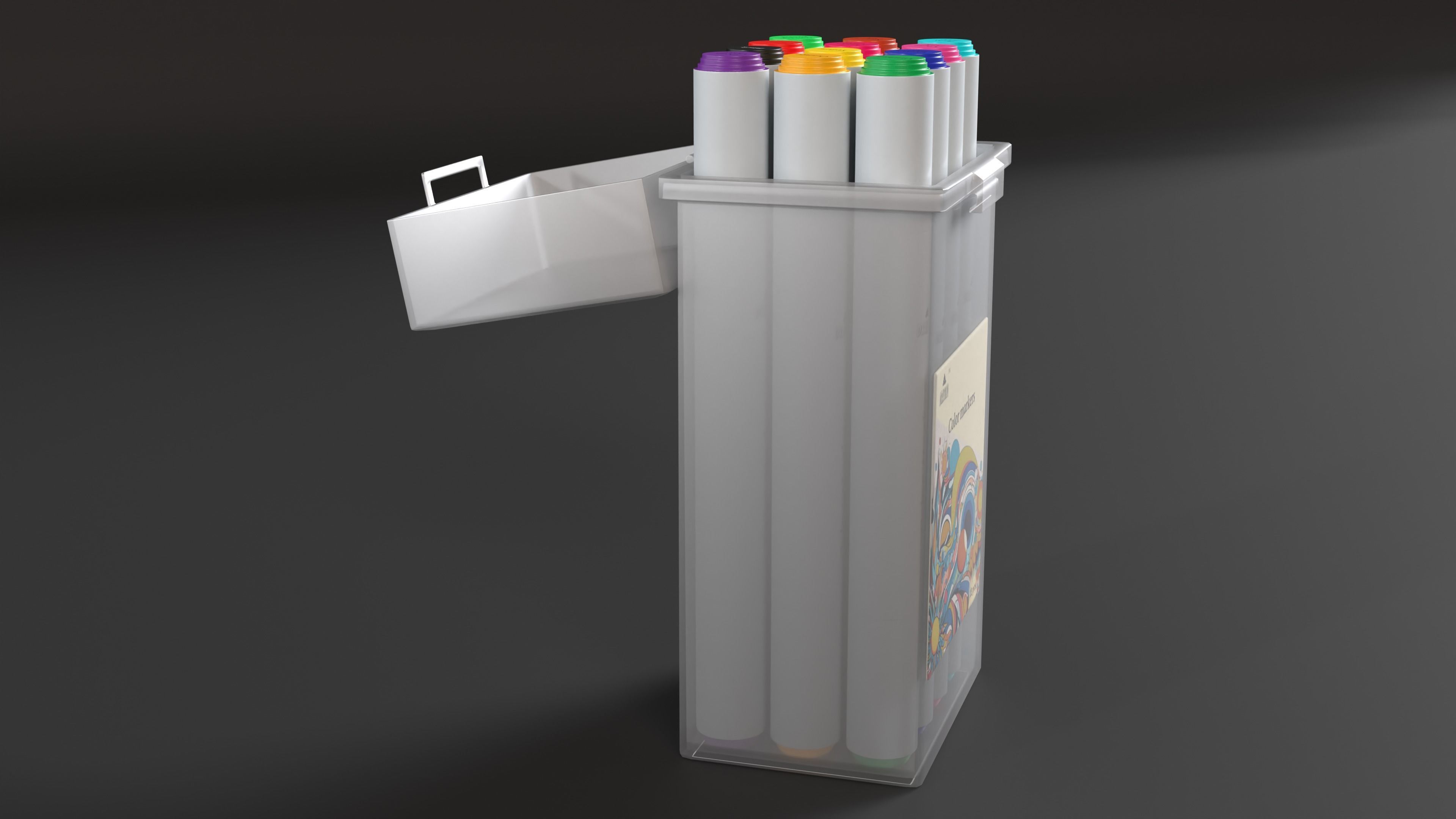 Marker Set 3D model_4