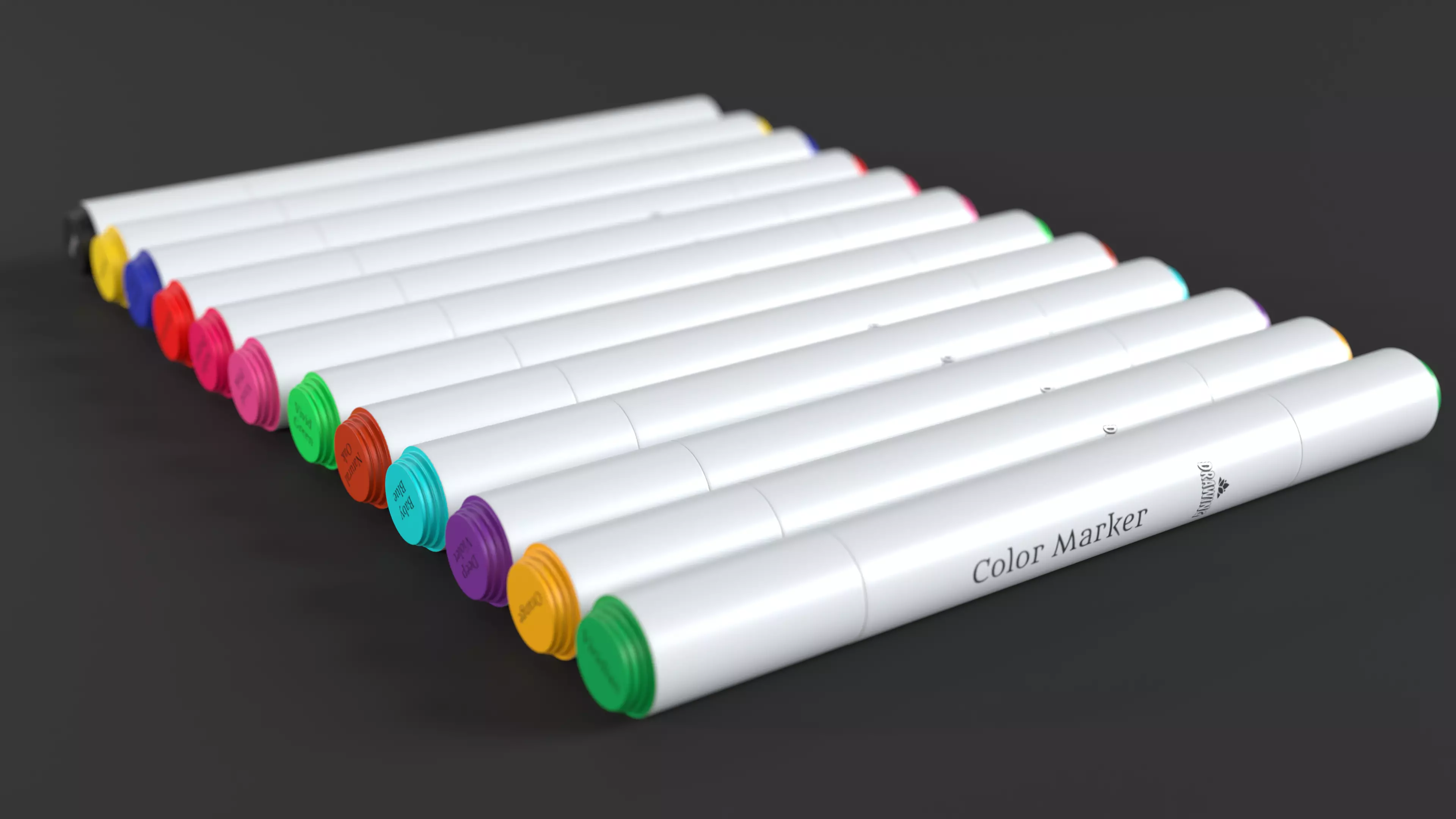 Marker Set 3D model_0