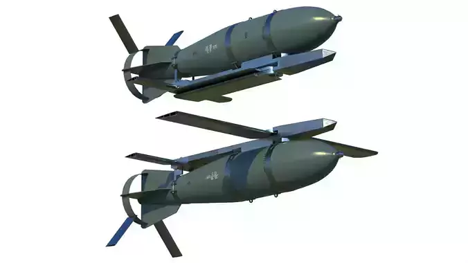 UMPK FAB 500 guided bomb 3D model