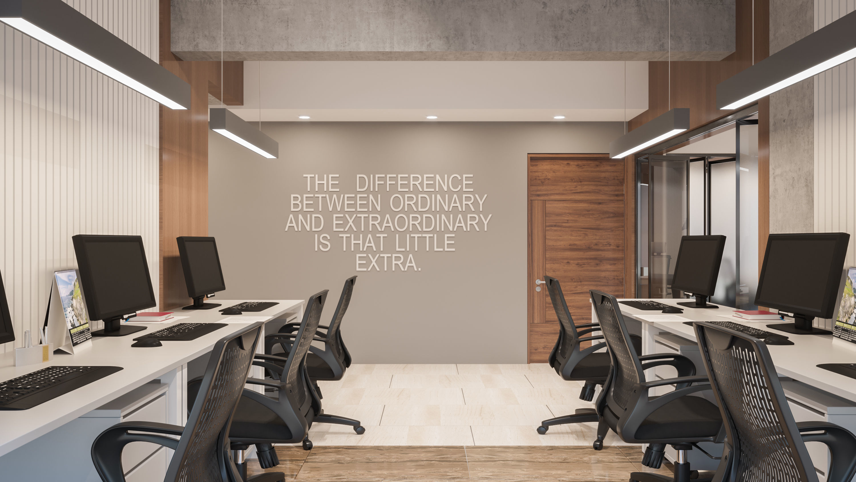 Modern Office Design 3D model_8