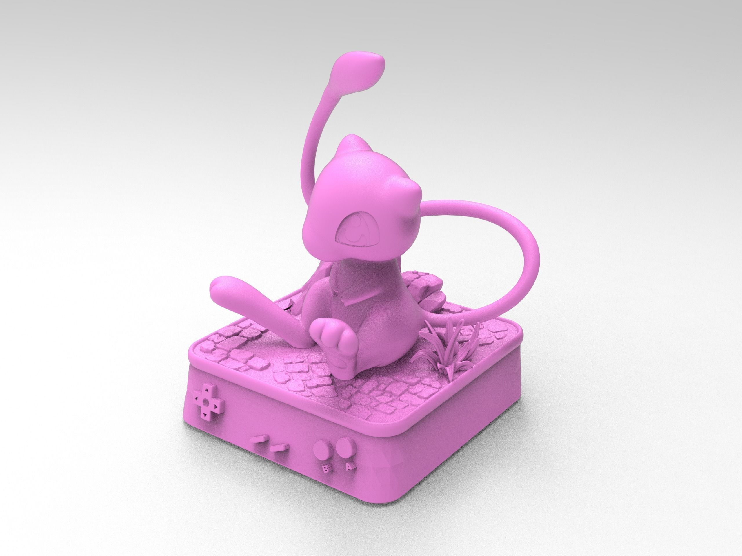 Mew 0151 Keycap - 3D Model File STL 3D print model_2