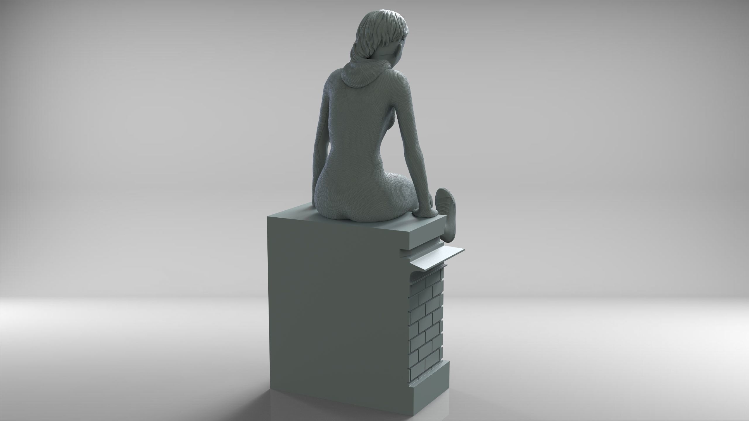 Spidergwen - Spiderman 3D print model_13