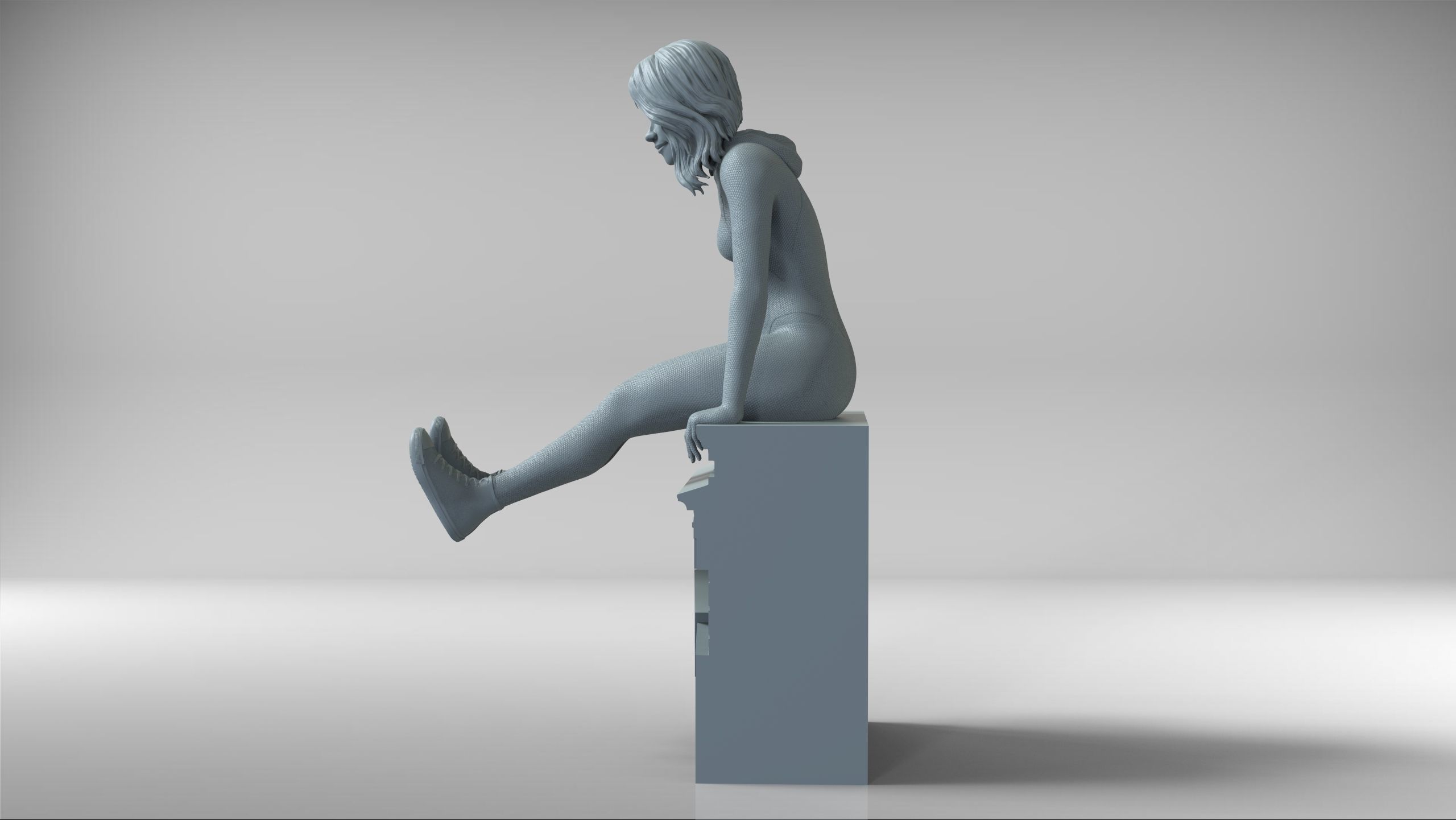 Spidergwen - Spiderman 3D print model_8