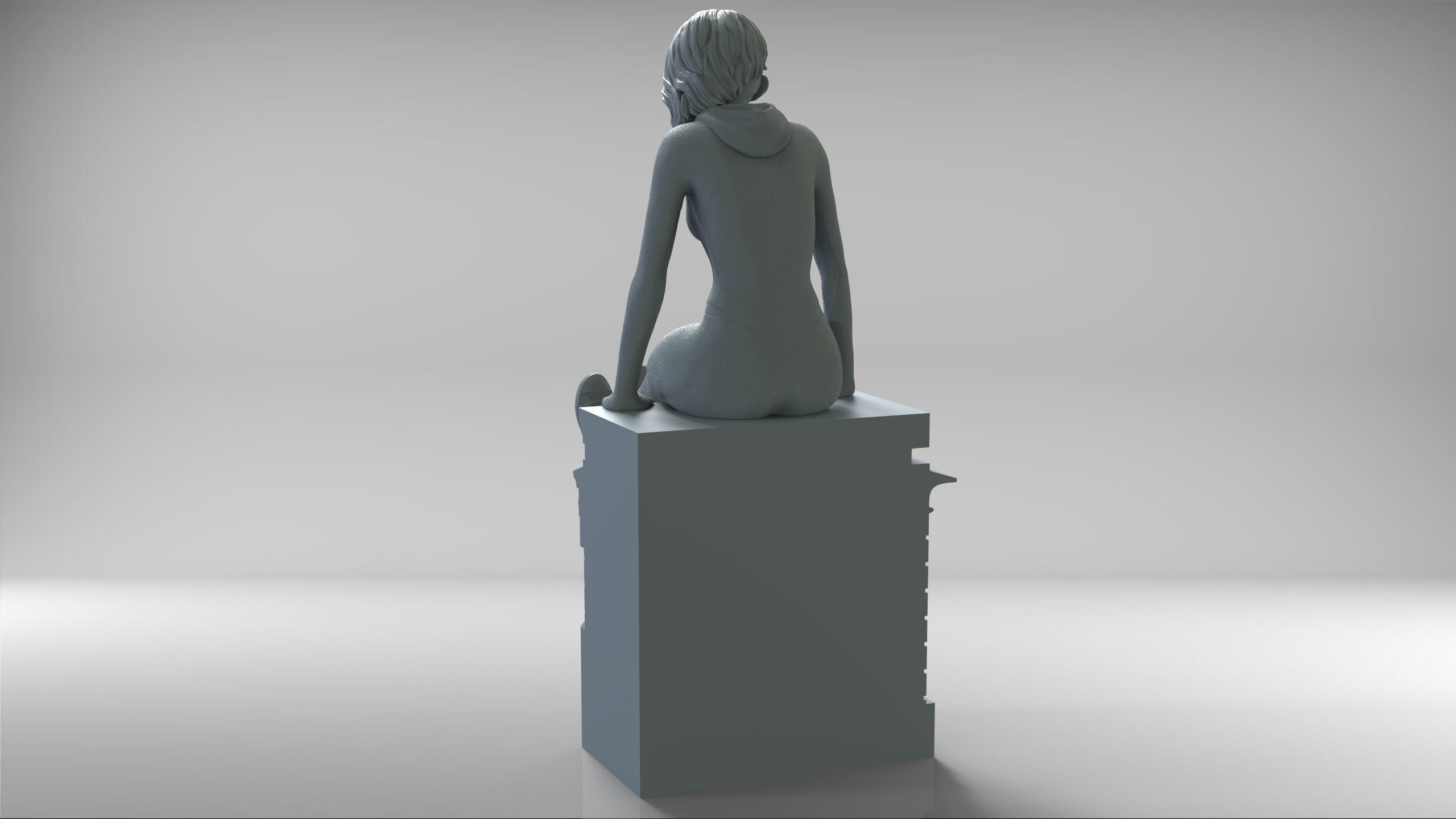 Spidergwen - Spiderman 3D print model_11