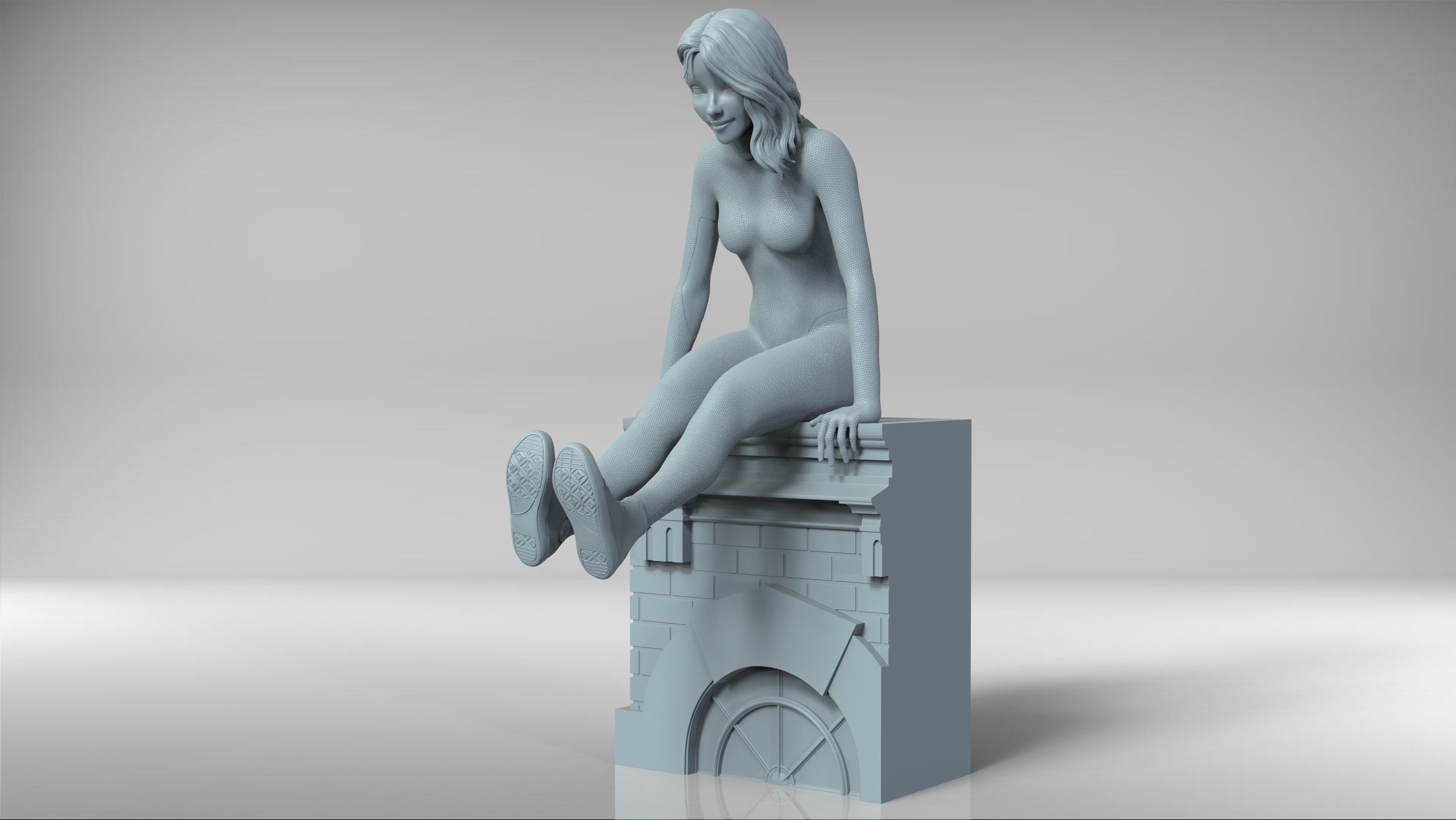 Spidergwen - Spiderman 3D print model_5