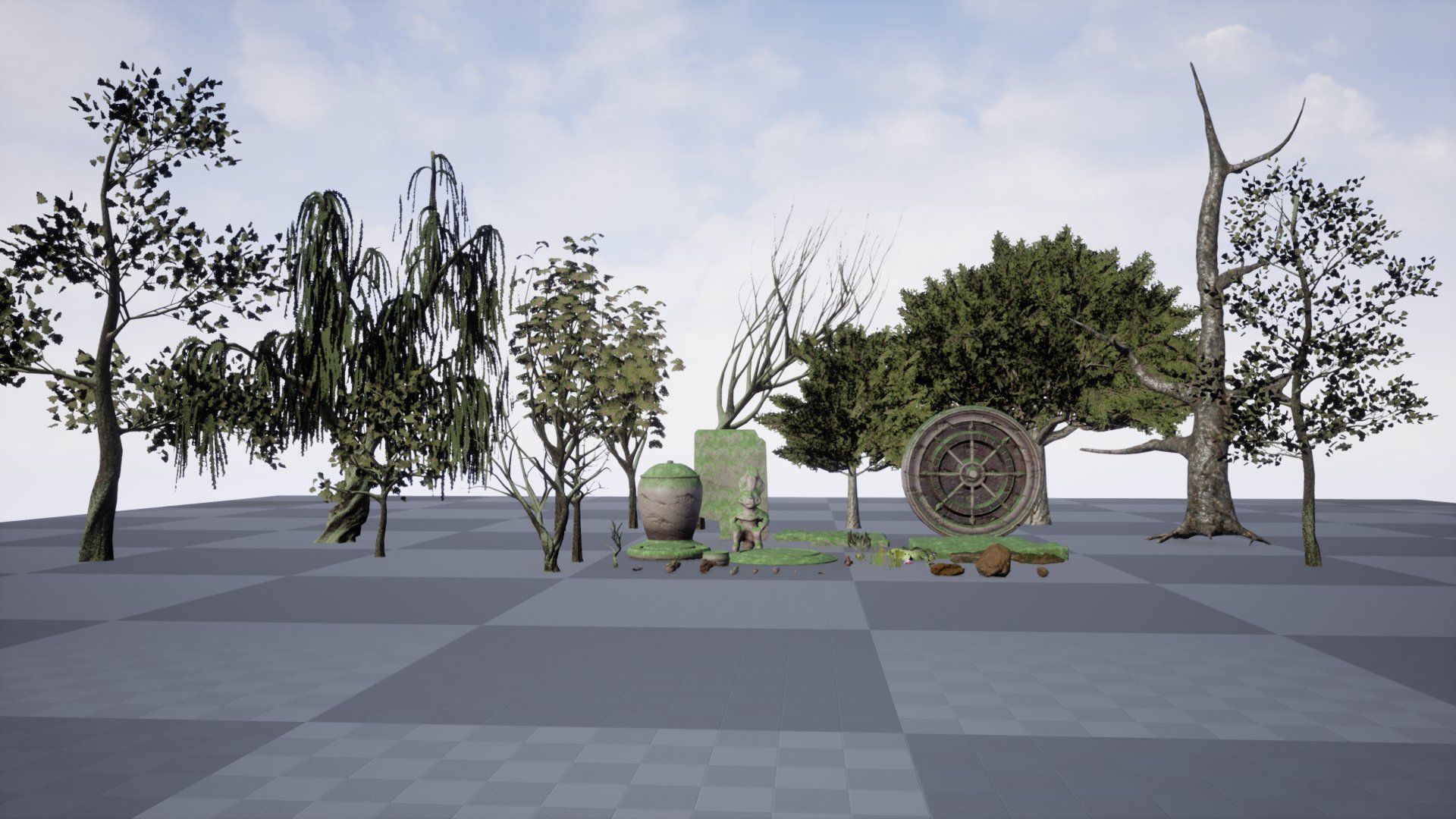 Ancient Artifacts 49 Assets Low-poly 3D model_12