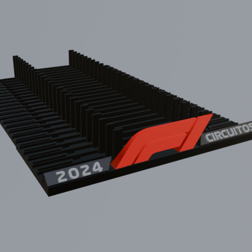 FORMULA 1 CIRCUITOS TEMPORADA 2024 3D print model_2