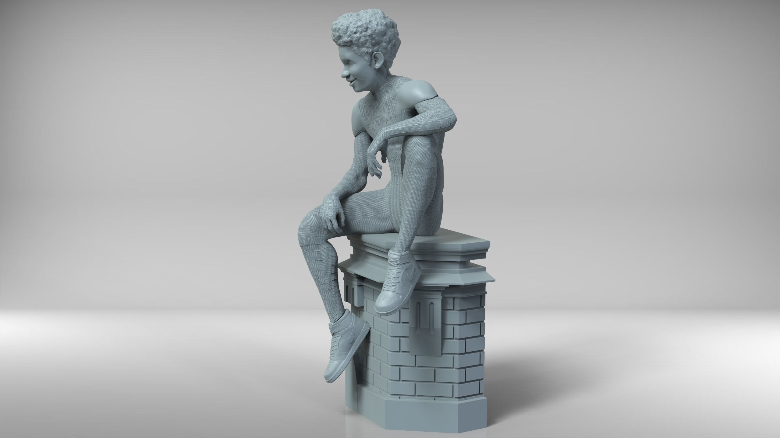 Spiderman - Miles Morales 3D print model_3