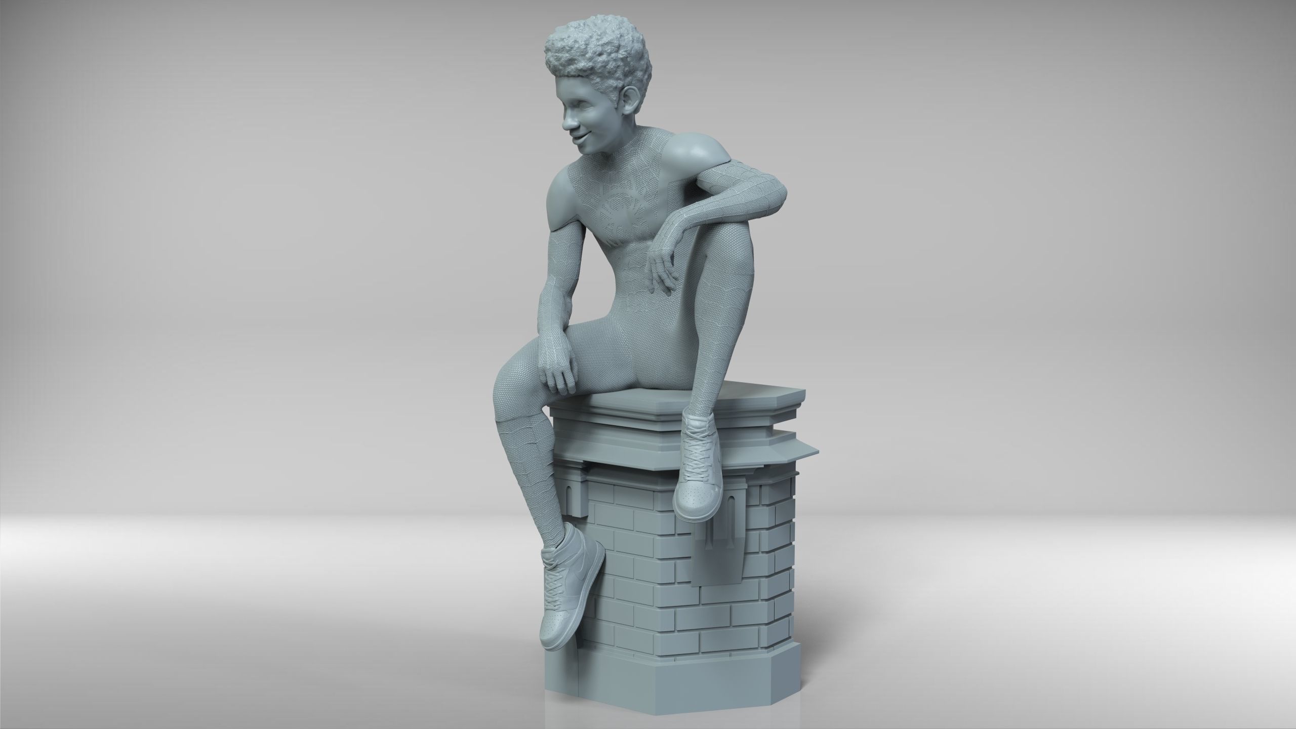 Spiderman - Miles Morales 3D print model_2