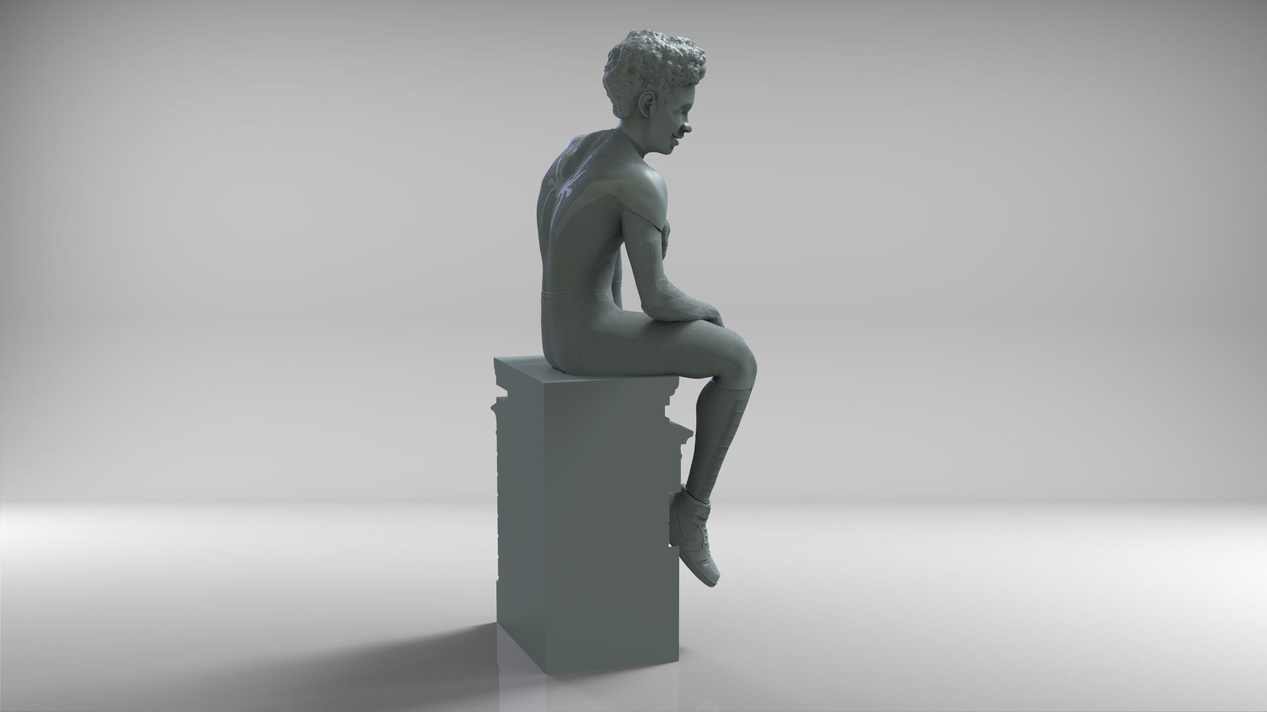 Spiderman - Miles Morales 3D print model_9