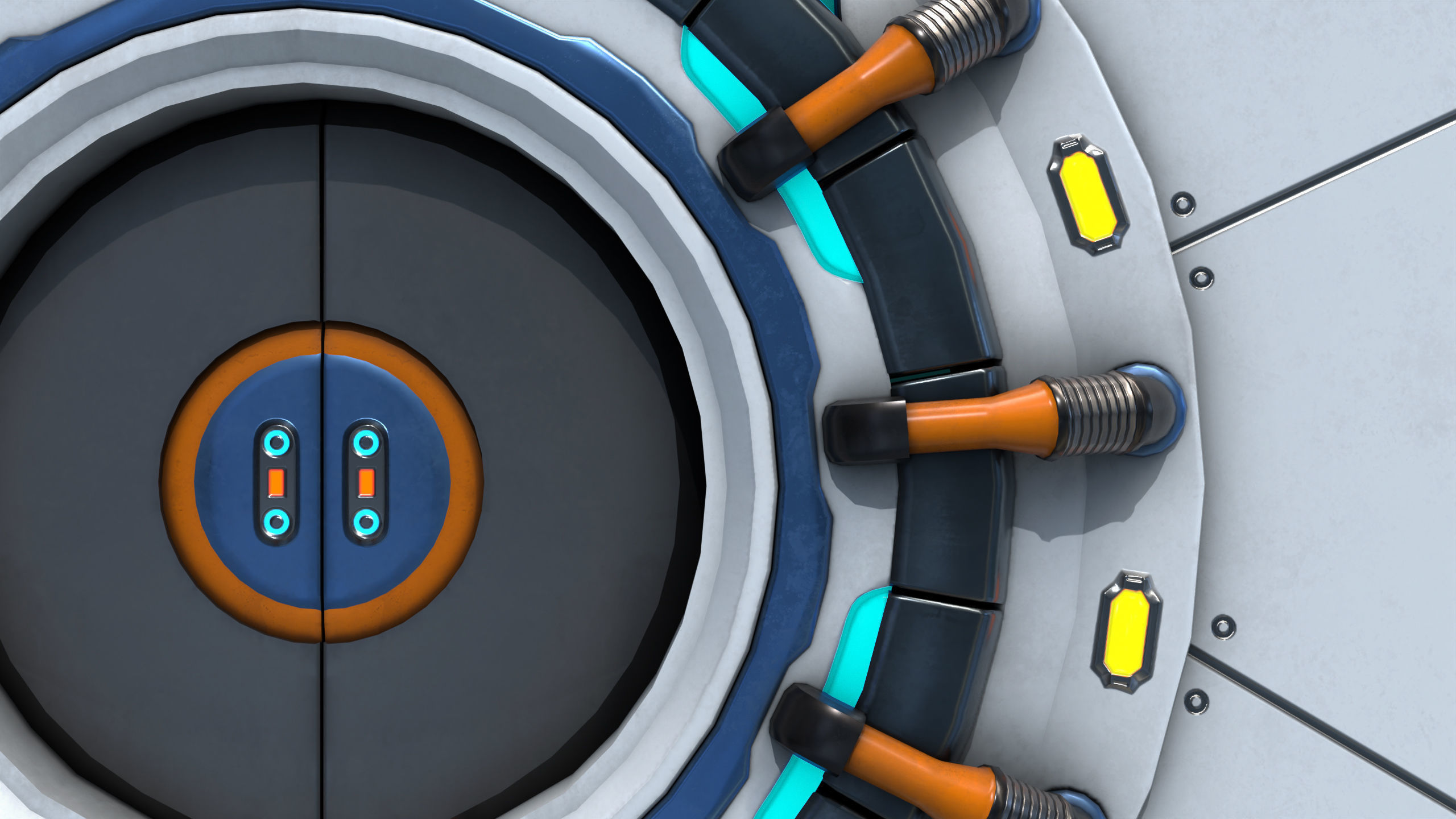 Sci Fi Door 03 All PBR Unity UE Textures Included Low-poly 3D model_15