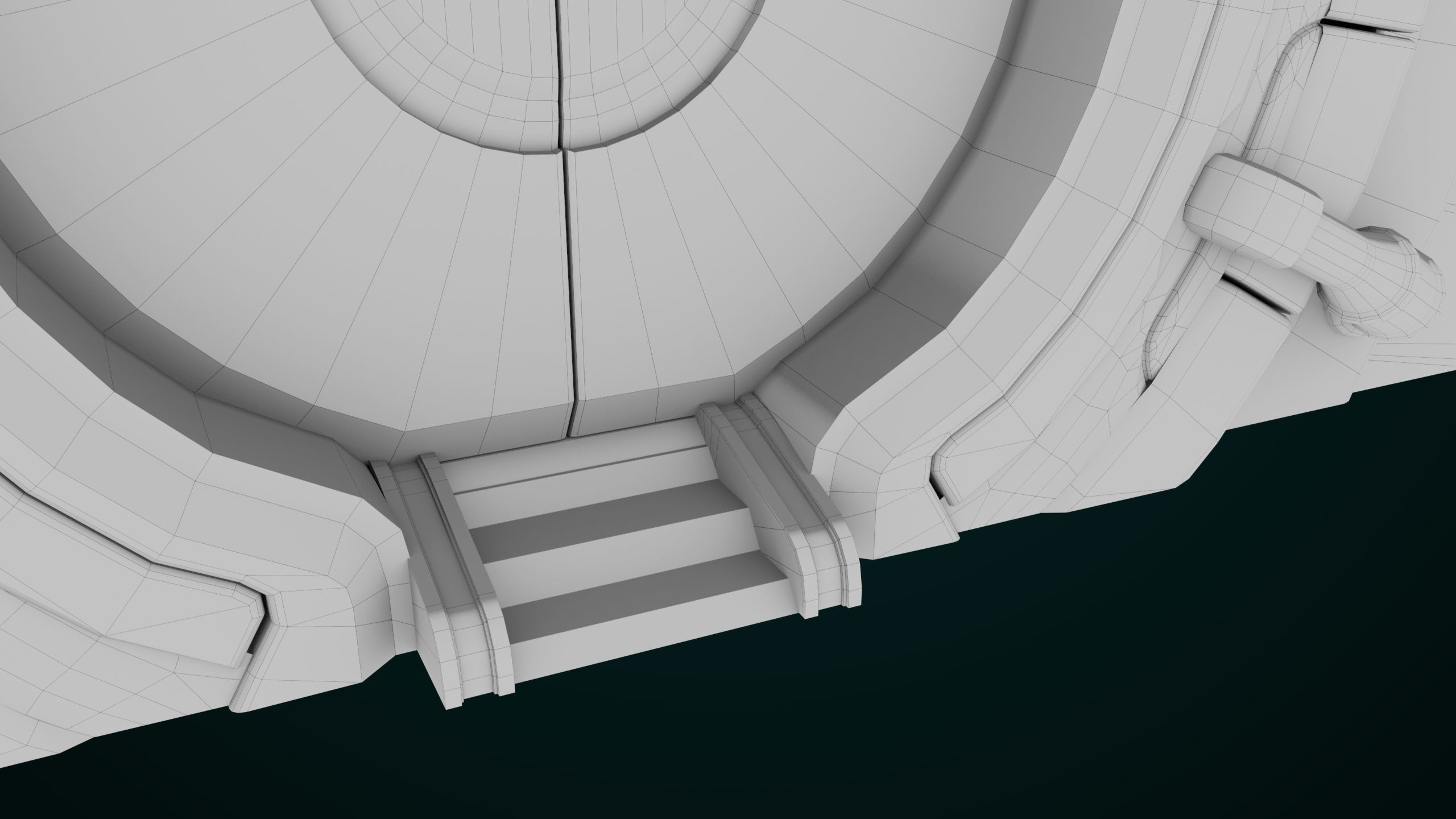 Sci Fi Door 03 All PBR Unity UE Textures Included Low-poly 3D model_29