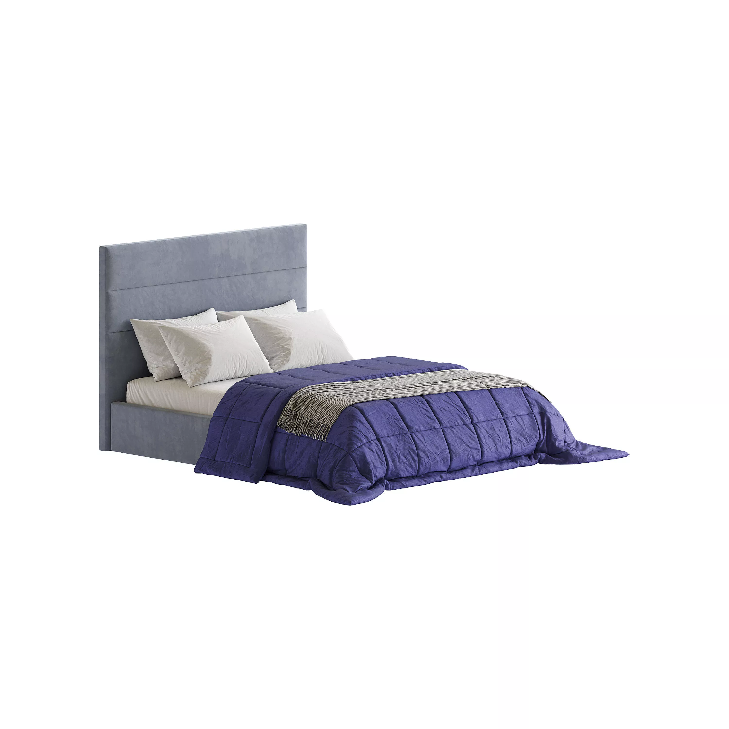 Colin bed with compartment 3D model