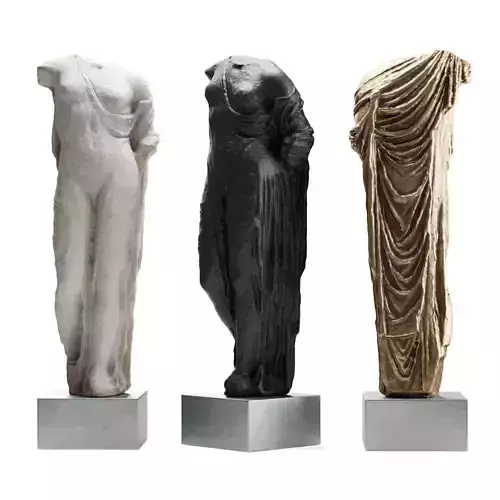 Aphrodite Venus Genetrix tall torso 3D model
