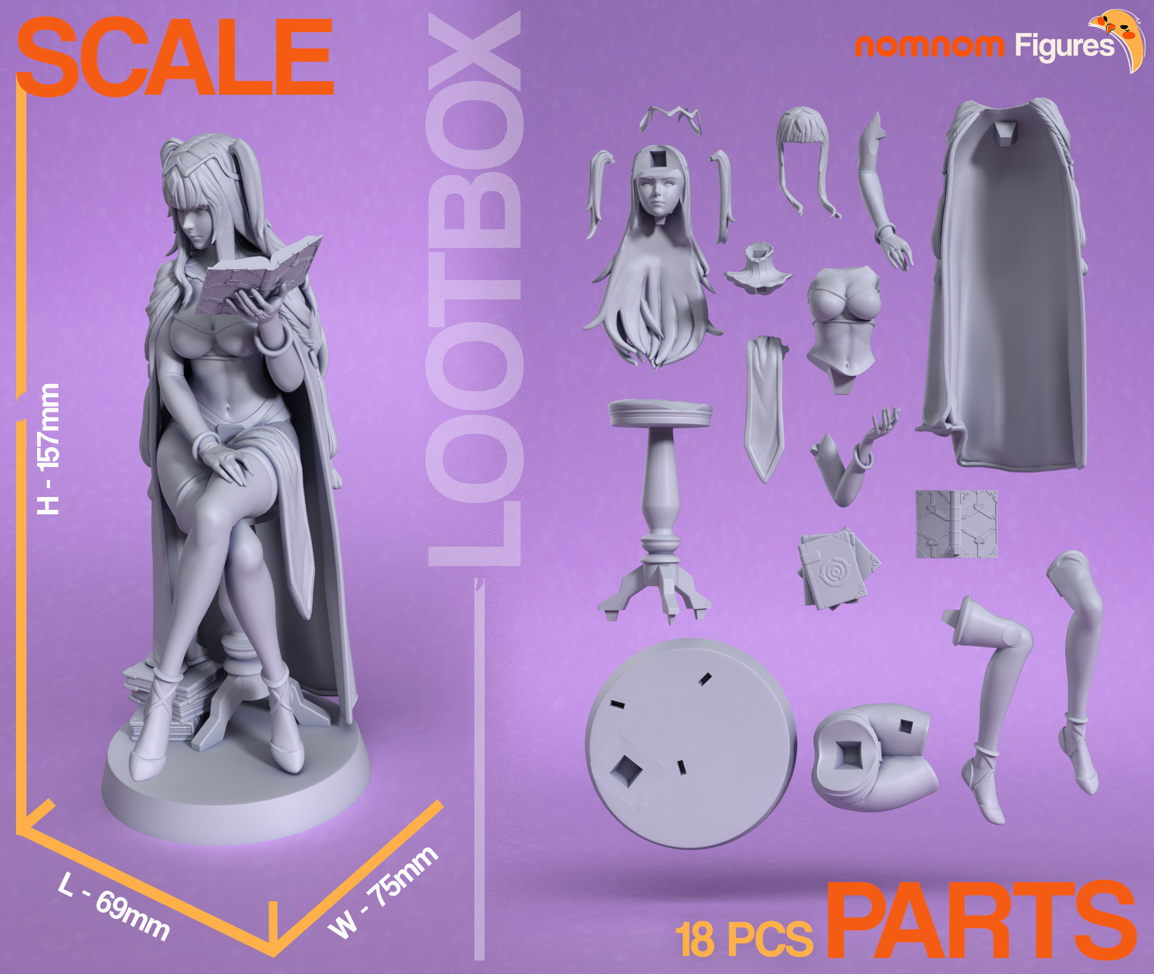 Tharja - Fire Emblem 3D print model_1