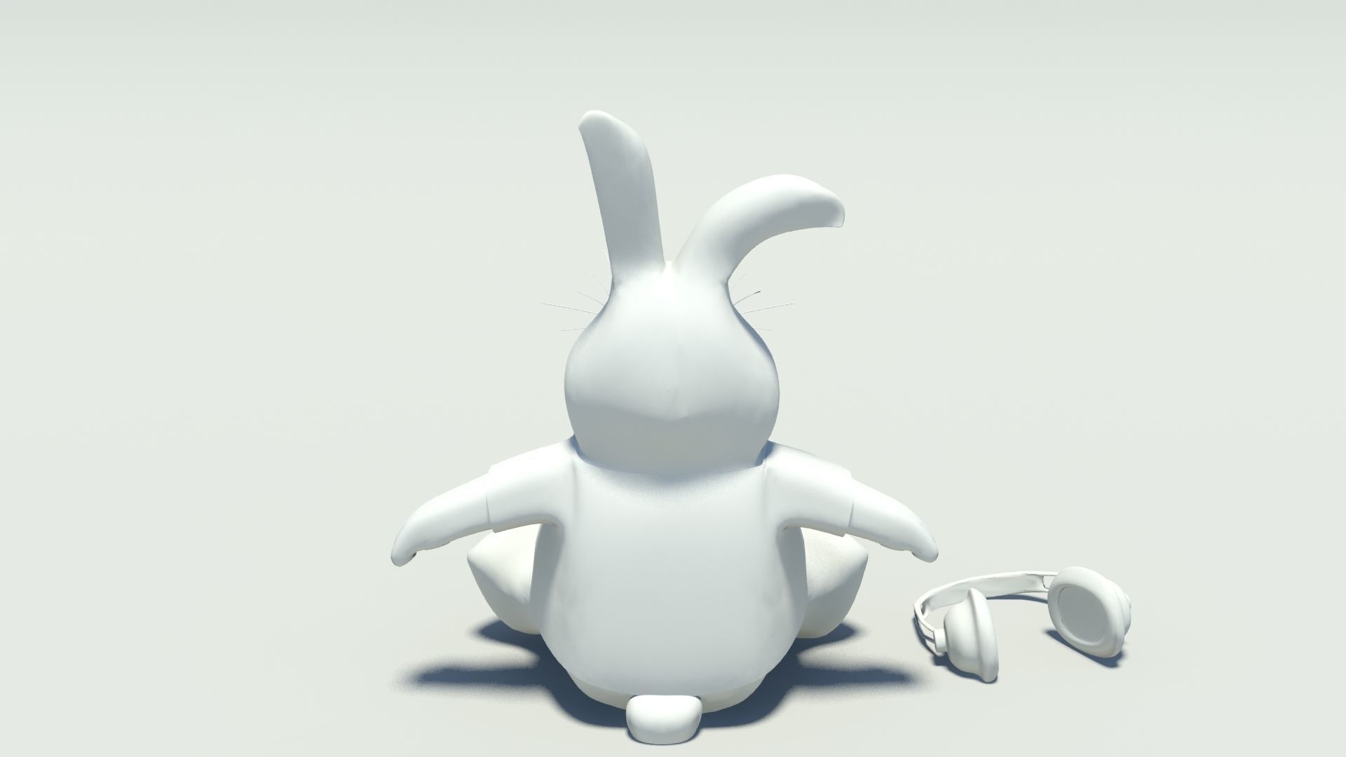 Plushie Rabbit  MR  Rabbeat 3D model_3