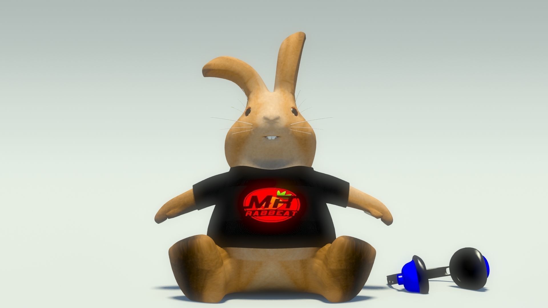Plushie Rabbit  MR  Rabbeat 3D model_1