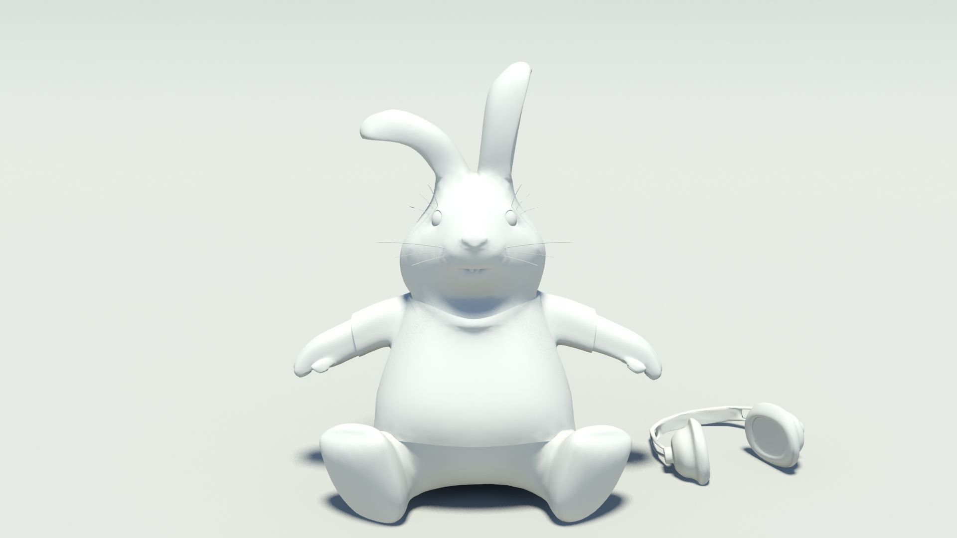Plushie Rabbit  MR  Rabbeat 3D model_2