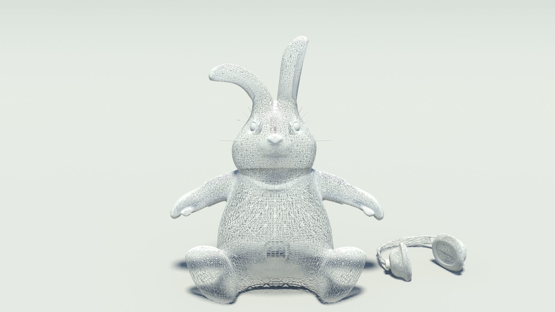 Plushie Rabbit  MR  Rabbeat 3D model_4