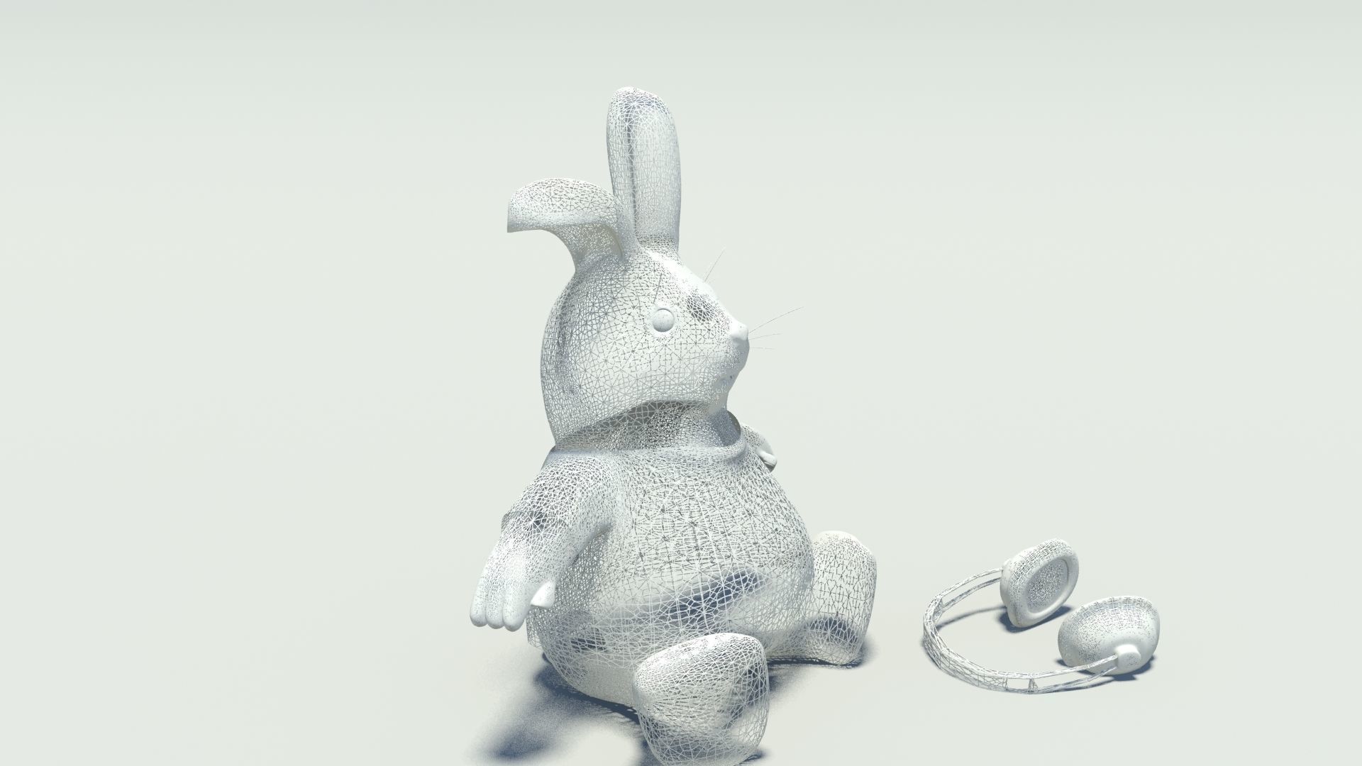 Plushie Rabbit  MR  Rabbeat 3D model_5